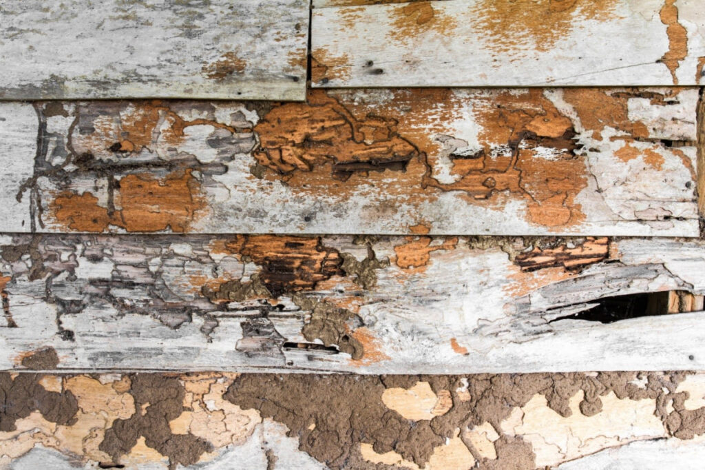Carpenter ant damage vs. termite damage